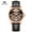 Rose Gold Black, variant on Mechanical Style Double Tourbillon Design Mechanical Watch Men Sports Leather Moon Phase Automata Mens Classic Wrist Watches