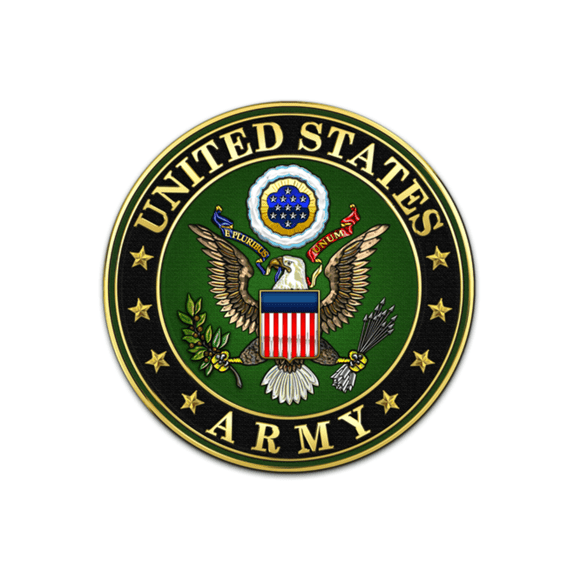 6" Round Cake - United States Army Logo Birthday - Edible Cake or Cupcake Topper