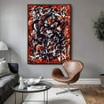 thumbnail image 2 of INVIN ART Framed Canvas Print Free Form by Pollock Abstract Wall Art Living Room, 28"X40", 2 of 8