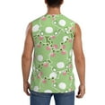 thumbnail image 4 of Balery Cute Frog2 Men's Sleeveless Muscle Shirts Workout Tank Top, Moisture Wicking, Odor Protection-Small, 4 of 8