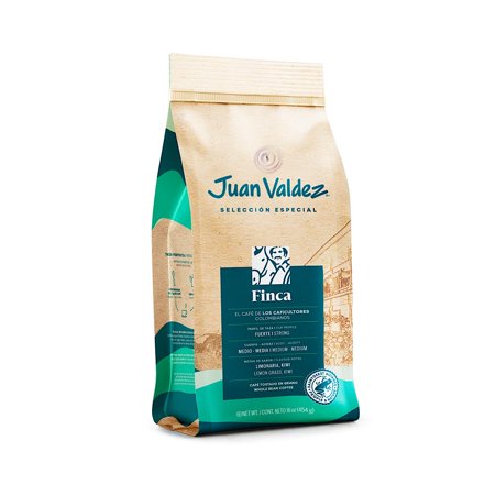 Finca Whole Bean Coffee, Dark Roast 16 oz - Premium Colombian Coffee Rainforest