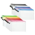thumbnail image 1 of Uxcell 24pcs Bolsas de Malla con Cremallera A5 9.4" x 7" Bolsa de Documentos de Malla Impermeable Transparente para Organización de Suministros de Oficina en Casa y Viajes, 12 Colores, 1 of 7