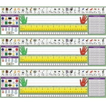 North Star Teacher Resources Modern Manuscript Primary Desk Plates, 19" x 5", 36 Per Pack, 3 Packs