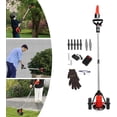 thumbnail image 4 of Miumaeov Cordless Weed Wacker, 21V Weed Eater Battery Powered, Brush Cutter Lawn Edger Grass Trimmer Tools with 2 Batteries and 5 Types of Blades, 4 of 13
