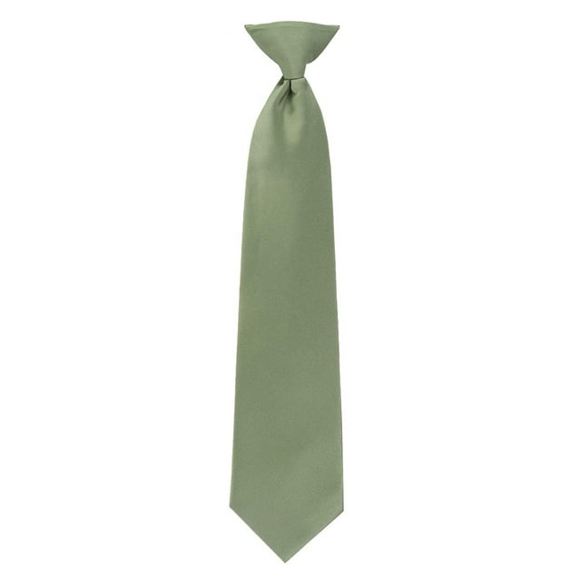 Corbata con clip para niño Umo Lorenzo Sage, preanudada