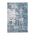 thumbnail image 3 of Unique Loom Valencia Collection Area Rug - Mestalla (5' 3" x 8' Rectangle Gray Blue/Black), 3 of 7