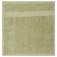 thumbnail image 2 of Better Trends Washcloths For Body And Face, 100% Cotton, Soft, Absorbent, Zero Twist Cotton Baby Wash Cloth, Shower, Travel, Sage Small Towel, 12"X12", 10 Pack, 2 of 4