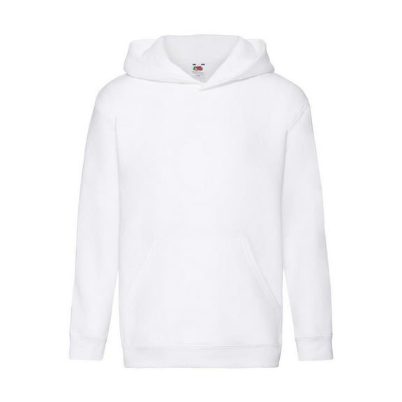 Fruit of the Loom Boys/Girls Premium Plain Hoodie
