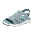 thumbnail image 3 of Women's Soft & Comfortable Sandals Mesh Upper Breathable Sandals Adjustable Cross-strap Design, 3 of 5