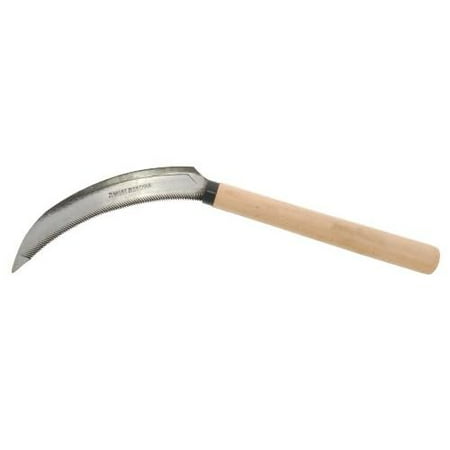 

Zenport K205 Harvest Knife/Weeding Sickle with Wood Handle 6.5-Inch Serrated Steel Blade