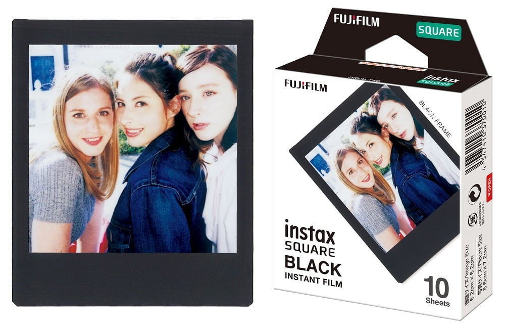 Arbitrage Zich voorstellen nieuws Fujifilm instax SQUARE Black Frame Film - Walmart.com