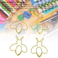 thumbnail image 4 of Clips De Papel De Abeja De Dibujos Animados 80pcs Lindos Marcadores Clips Clips Planificadores Clips Para Suministros Escolares De Oficina Con Caja Transparente Para Maestros, 4 of 7