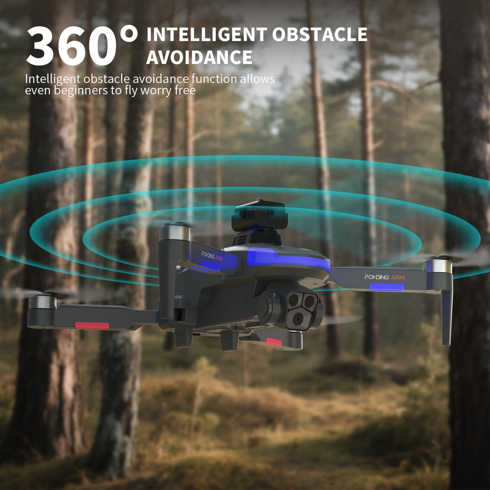 Babyltrl Drone with 1080P HD Dual Camera for Adults Kids,Wifi FPV Foldable RC Quadcopter with 2 Batteries for 35 Mins Flight,Brushless Motor,Toys Gifts for Beginner