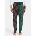 thumbnail image 3 of Men's Christmas Print Fleece Jogger Sleep Pants from Holiday Time, Sizes S-2XL, 3 of 5