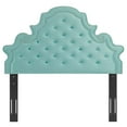 thumbnail image 4 of Modway Diana Tufted Performance Velvet Full/Queen Headboard in Mint, 4 of 10
