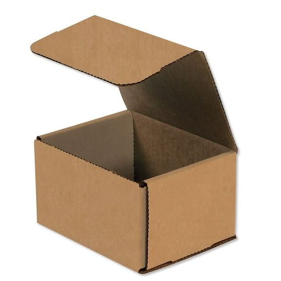 Box Partners Corrugated Mailers 5" x 4" x 3" Kraft 50/Bundle M543K