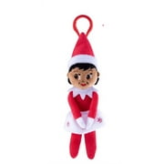 The Elf on the Shelf - Plushee Pals Mini Clip-On: Classic Girl, Dark