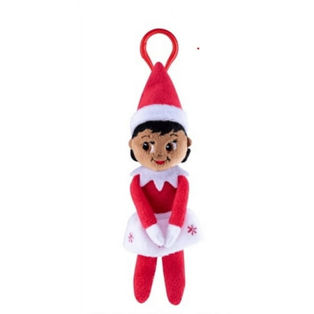 The Elf on the Shelf - Plushee Pals Mini Clip-On: Classic Girl, Dark