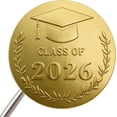 thumbnail image 4 of 120PCS Class of 2026 Graduation Stickers for Cards Invitations Envelope Seals Party Favors Gift Wrapping Graduation Decorations Round Labels 100 PCS 1.6 Inch, 4 of 7