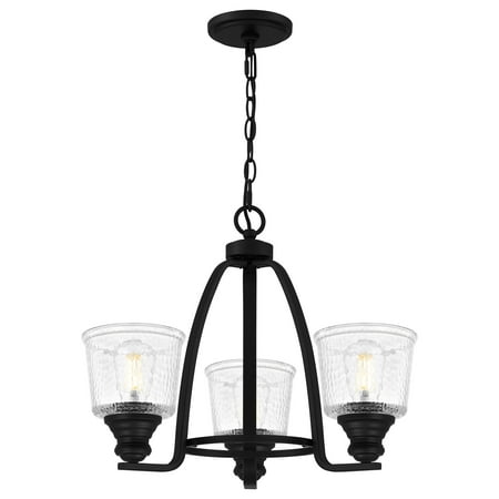 

Quoizel Bennington 3-Light Matte Black Chandelier