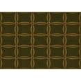 thumbnail image 1 of Ahgly Company Machine Washable Indoor Rectangle Transitional Dark Bronze Brown Area Rugs, 4' x 6', 1 of 7