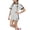 Gray, variant on Riecok Girls Outfit Sets Short Sleeve T Shirt Shorts Summer 2 Piece Short Sets Workout Sportwear Clothes
