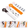 thumbnail image 3 of 4Pcs Adorable Wood Rulers Cartoon Cat Shape Wooden Rulers Students Measuring Rulers Kids Gift, 3 of 7