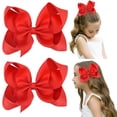 thumbnail image 1 of Cintas Cinta Sólido Bowknot Cocodrilo Clip Adorno Para El Cabello, Suitab, 1 of 5