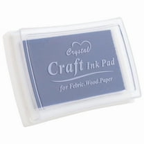 Blue Ink Pad Inkpad Rubber Stamp Finger Print Craft Non-