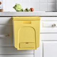 Wallmounted Folding Waste Bin Kitchen Door Hanging Trash