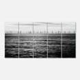 thumbnail image 2 of Wind Turbines Black and White - Landscape Artwork Canvas, 2 of 3