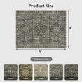 thumbnail image 6 of CHITOOMA 8'x10' Area Rugs for Living Room, Washable Boho Moroccan Rug Soft Vintage Distressed Geometric Tribal Area Rug for Bedroom Dining Room Office with Non-Slip Backing, Stain Resistant Non-Shed, 6 of 9