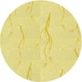 thumbnail image 1 of Ahgly Company Tapis Rond Lavable en Machine Intérieur Transitionnel Jaune Soleil, 5 Pieds Rond, 1 of 7