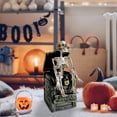 thumbnail image 4 of Halloween Decorations Desktop Ornament Pumpkin Witch Skeleton Design Figurine For Party Home, 4 of 5