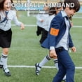 thumbnail image 4 of 5Pcs Elastic Material Unisex Football Captains Armbands For Young Athletes 9X2.6X0.1in, 4 of 9