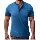 thumbnail image 2 of pstuiky Camisas de vestir de manga corta para hombre, Camiseta de manga corta con cuello en V para hombre, informal, holgada y ventilada camisas casuales para hombre l, 2 of 6