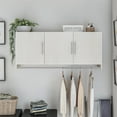 thumbnail image 1 of Systembuild Evolution Camberly Armoire murale 3 portes avec tringle de suspension Chêne ivoire, 1 of 8