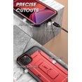 thumbnail image 4 of SUPCASE Unicorn Beetle Pro Series Case Designed for iPhone 11 Pro Max 6.5 Inch (2019 Release), Built-in Screen Protector Full-Body Rugged Holster Case (MetallicRed), 4 of 8