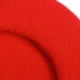 thumbnail image 3 of Boina cálida de estilo francés para niñas, gorro liso para invierno y otoño (rojo), 3 of 5