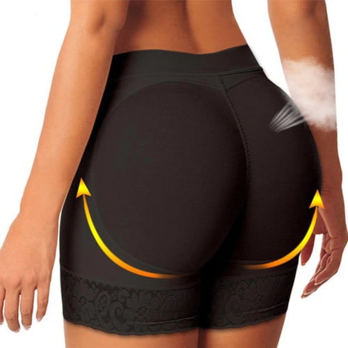 FUT Womens Butt Lifter Hip Enhancer Pads Underwear Shapewear Lace Padded Control Panties Shaper 