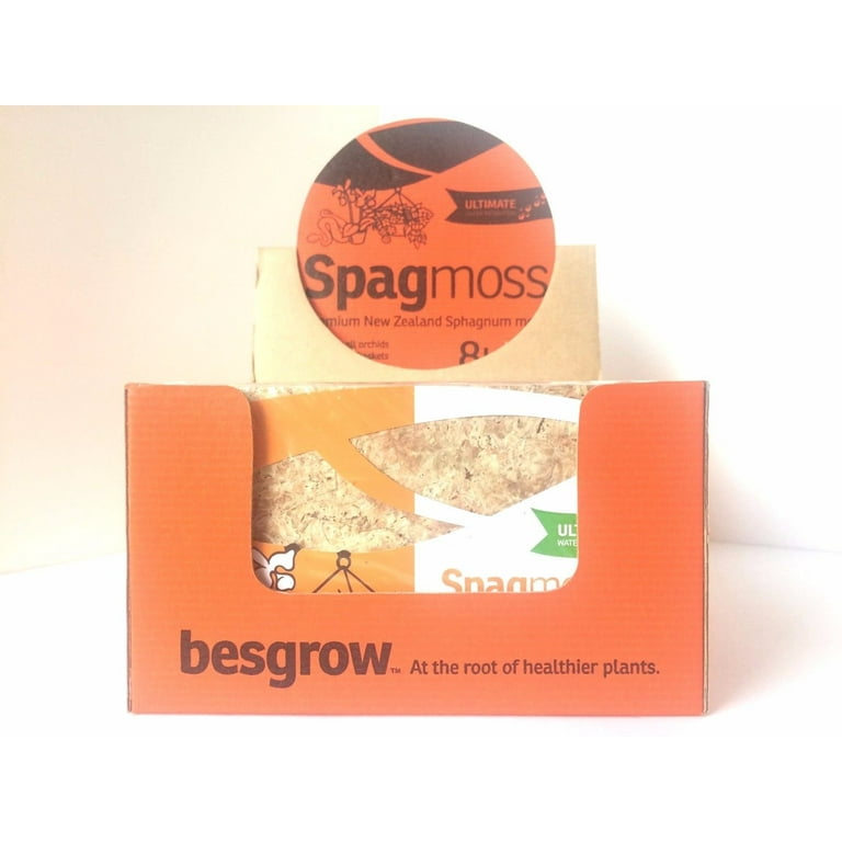 1 Kilogram Long Fiber New Zealand Sphagnum Moss - Spagmoss - GLASS BOX  TROPICALS