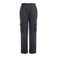 thumbnail image 4 of Womens Thermal Athletic Joggers Pants Baggy Stretchy Wide Leg Sweatpants Solid Basic Comfort Casual Long Trousers Spring Fall Outfits Winter Athletic Joggers Trousers with Pockets Women Sweatpants, 4 of 4