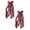 C*2PC, variant on Large Patriotic Star Ribbon Bow For Wreath Red White Buffalo Plaid Burlap Clip-On Bow 4th Of July Independence Day Front Door Indoor Outdoor Memorial Day Decoration 9.45 x 23.6 In