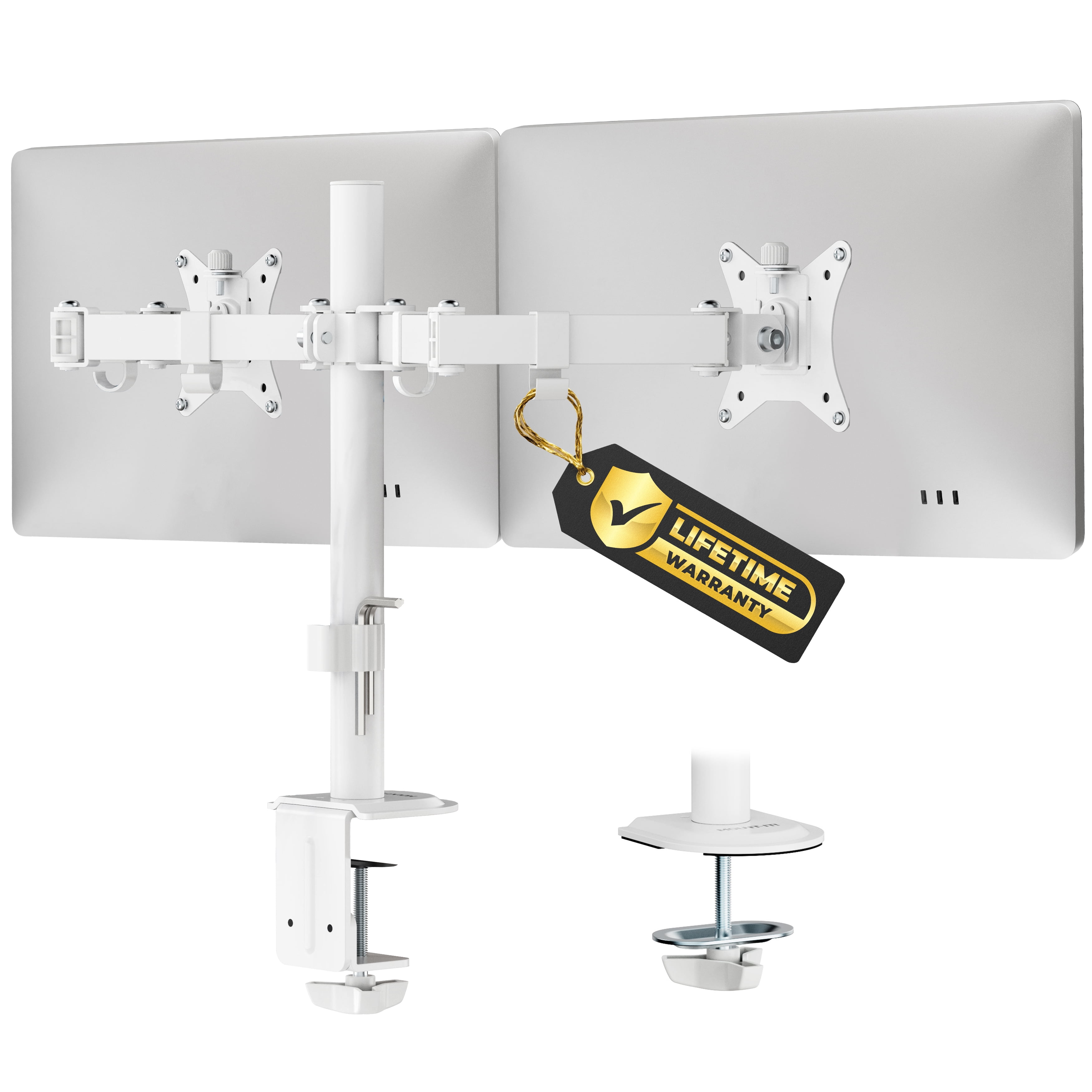Full Motion Dual Monitor Desk Mount