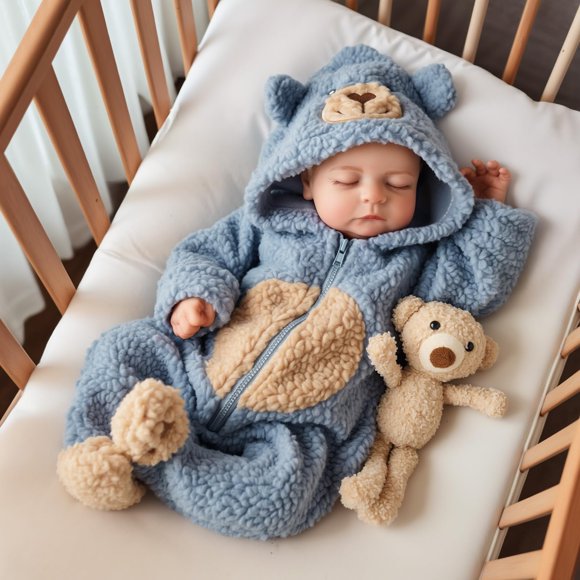 Muñeca Reborn BABESIDE Noah Boy de 45 cm con accesorios