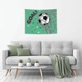 thumbnail image 5 of Kdxio BALL INSIDE THE NET GOAL Wall Hanging Tapestries Banner For Bedroom College Dorm Home Living Room Party Decor 29X37 In, 5 of 8