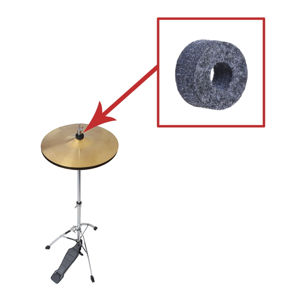 Lot De 20 Manches Plastique Pour Cymbales Batterie - Feutres Remplacement Accessoires Percussion