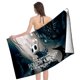 thumbnail image 4 of Hollow Knight Toalla de playa de secado rápido con diseño temático, regalo para mujeres y niñas, ideal para cumpleaños, fans, amantes de la música, uso en la playa o al aire libre, 78 × 180 cm, 4 of 6