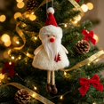 thumbnail image 6 of Feledorashia Christmas Plush Doll Ornament, Stuffed Holiday Tree Pendant, Soft Winter Character with Knit Details and Attached Hanging Loop, Cozy Decoration for Branches Garlands Shelves and Mantels, 6 of 6