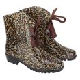 thumbnail image 2 of Botas de lluvia de media altura para mujer, impermeables, antideslizantes, calzado para jardín con banda elástica (39), 2 of 8